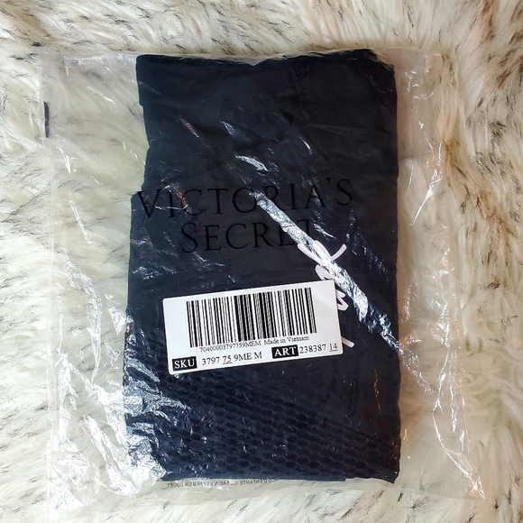 VS PINK Sexy Webbed Mesh Deep V Tank Top Muscle Tee Shirt - Picture 6 of 6